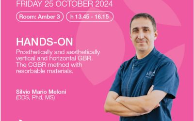 HANDS-ON Prosthetically and aesthetically vertical and horizontal GBR. The CGBR method with resorbable materials.