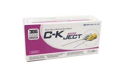 C-K JECT Disposable Dental Needle 30G (0.3x21mm)