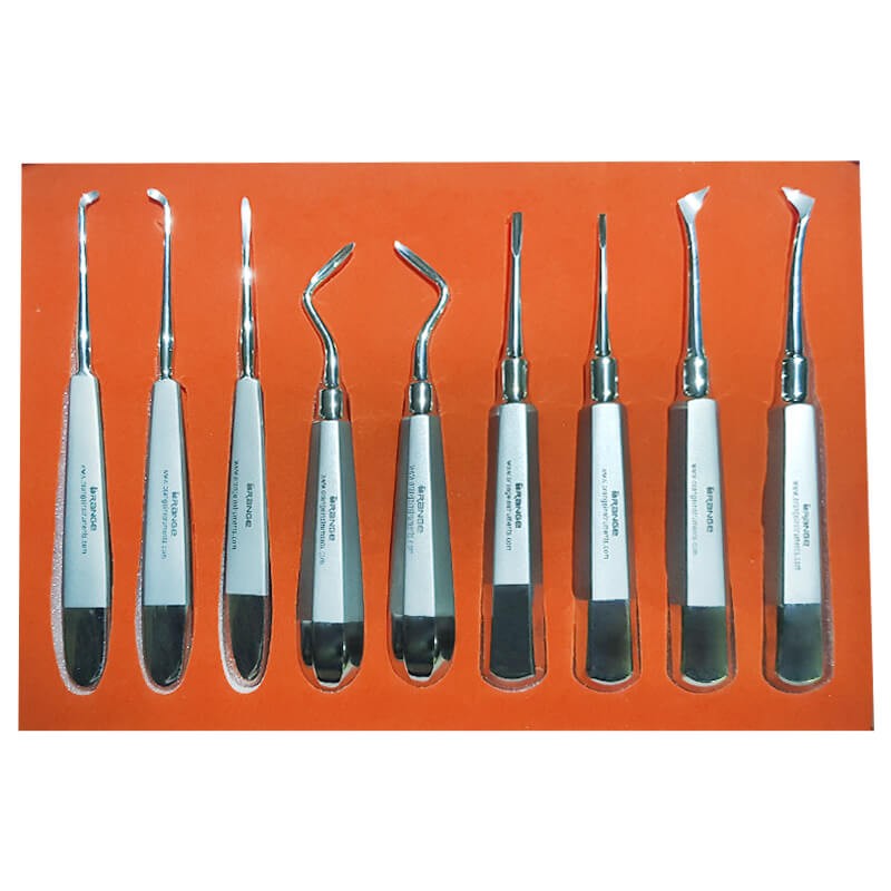 Set Di 2 Warwick James Elevatori Destro Estrazione Dente Strumenti